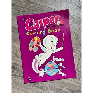 Vintage Casper The Friendly Ghost Coloring Book - 1960's - Unused